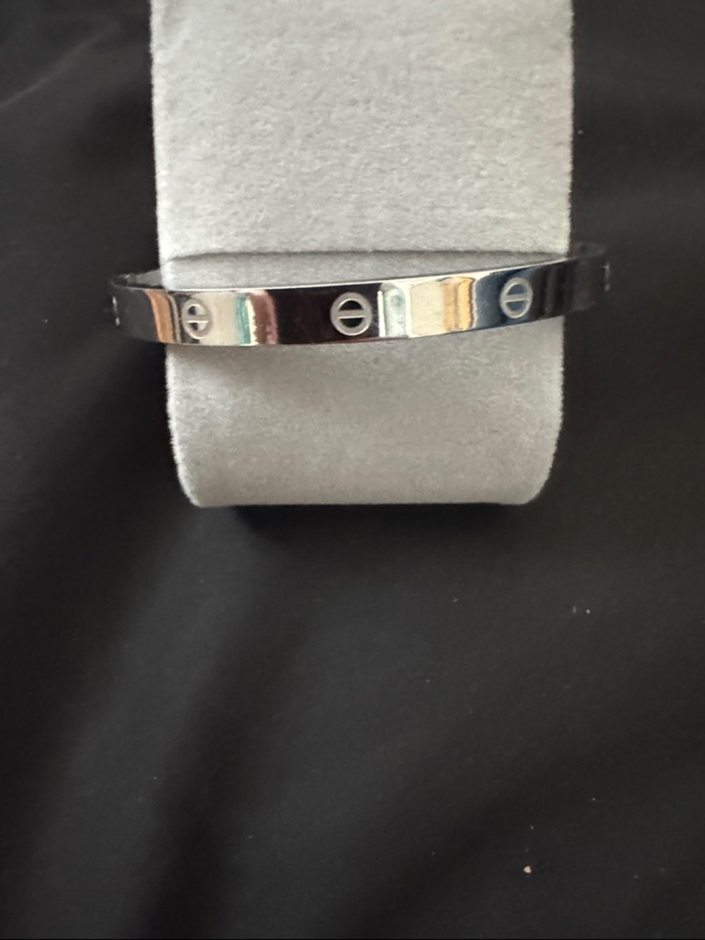 Screw Motif Bangle Bracelet